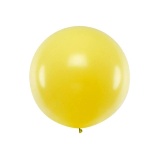 Stor Rund Ballon Gul