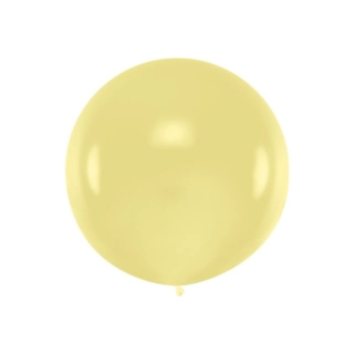 Stor Rund Ballon Gul
