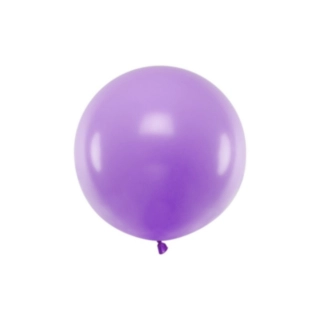 Stor Rund Ballon Pastel Lilla
