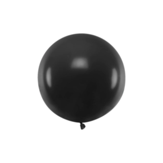 Stor Rund Ballon Sort