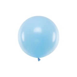 Stor Rund Ballon Pastel Lyseblå