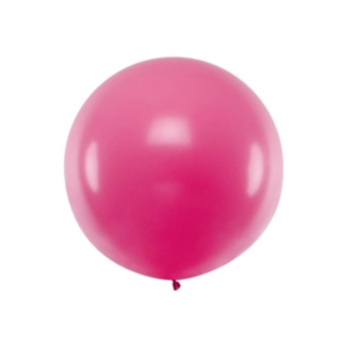 Stor Rund Ballon Pink