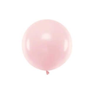 Stor Rund Ballon Lyserød