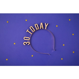 30 Today Hårbøjle Guld