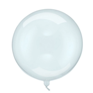 Transparent Kuglerund Ballon Blå