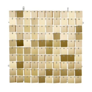 Vægpanel Mat Guld