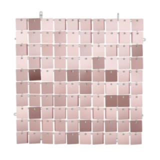 Vægpanel Rosaguld