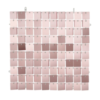 Vægpanel Rosaguld
