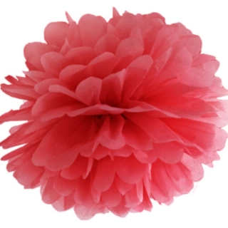 Pompom Rød