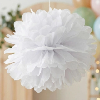 Pompom Hvid