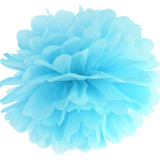 Pompom Lyseblå