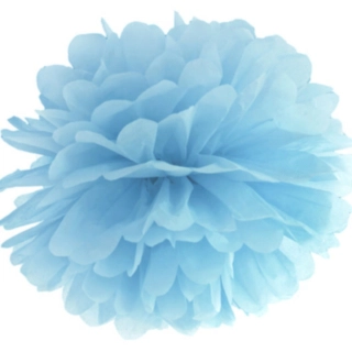 Pompom Lyseblå