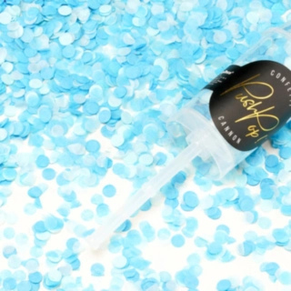 Push Pop Konfettikanon Lyseblå
