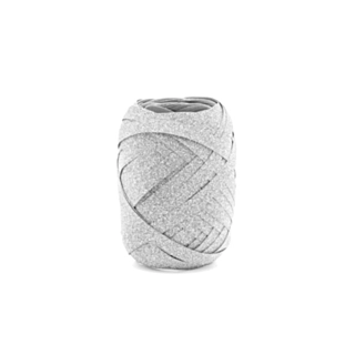 Gavebånd Glitter Sølv