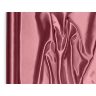 Satin Stof Bordløber Dark Pink