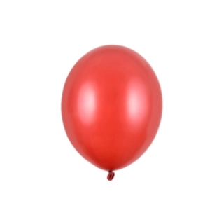 Latexballoner Metallic Poppy Red
