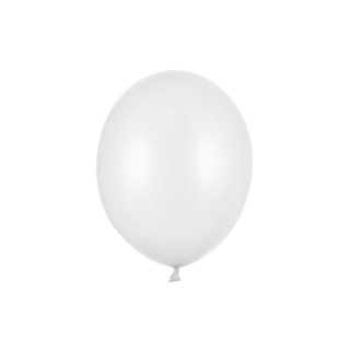 Latexballoner Metallic Pure White