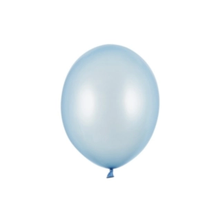Latexballoner Metallic Baby Blue