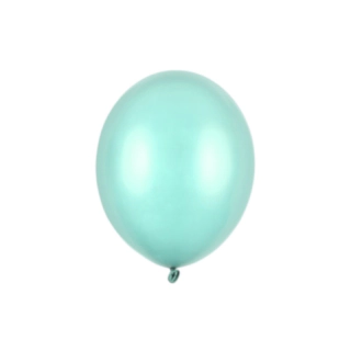 Latexballoner Metallic Mint Green