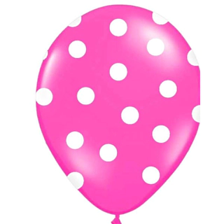 Pink Prikkede Balloner