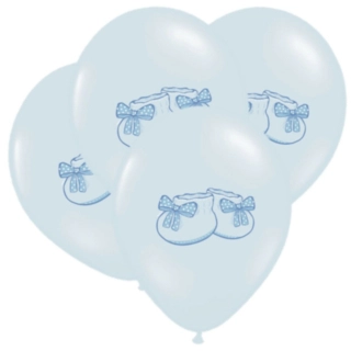 Babysko Balloner Lyseblå