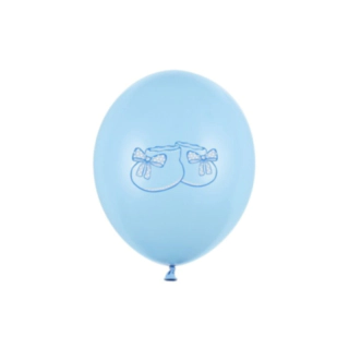 Babysko Latexballoner Lyseblå