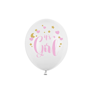 It's A Girl Balloner Lyserød