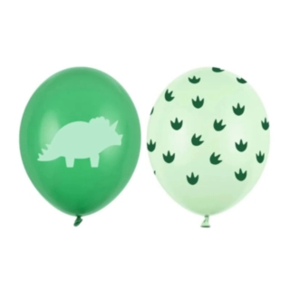 Dinosaur Latexballoner Grøn