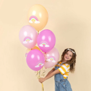 Pastel Balloner Regnbue