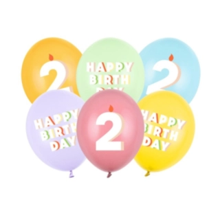 2 Års Fødselsdag Latexballoner