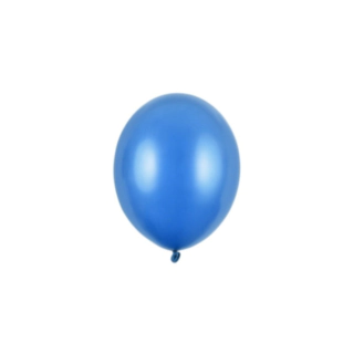 Små Latexballoner Metallic Cornflower Blue
