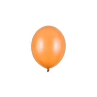 Små Balloner Metallic Mandarin Orange