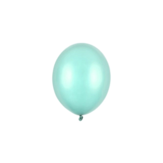 Små Balloner Metallic Mint Green