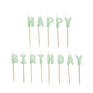 Happy Birthday Kagelys Grøn
