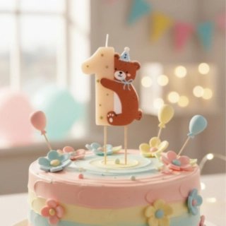 1 Års Bamse Kagelys