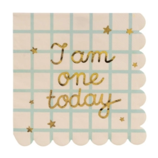 I Am One Today Servietter