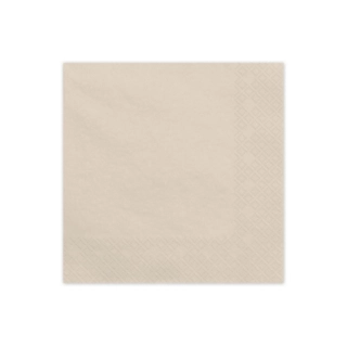 Servietter Beige