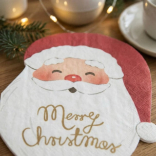 Merry Christmas Julemand Servietter