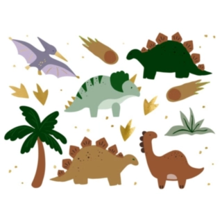 Dinosaur Falske Tatoveringer