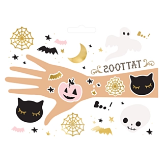 BOO Halloween Falske Tatoveringer