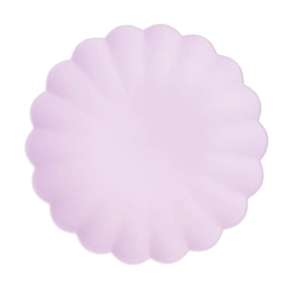 Pastel Plasttallerkener Lilla