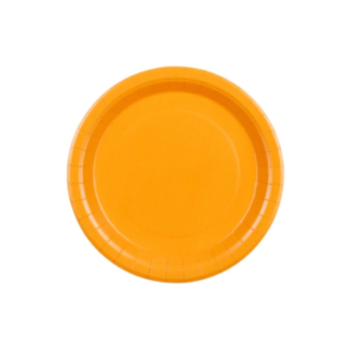 Paptallerkener Lys Orange