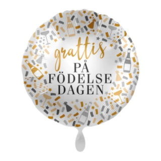 Grattis På Födelsedagen Folieballon