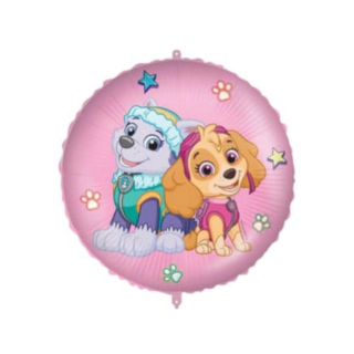 Paw Patrol® Skye & Everest Rund Folieballon