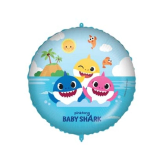 Baby Shark® Rund Folieballon