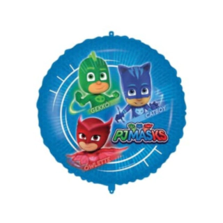 Pyjamasheltene® Rund Folieballon Blå