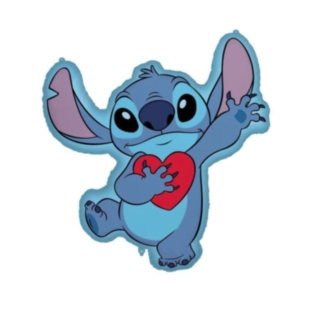 Lilo & Stitch® Hjerte Supersize Folieballon