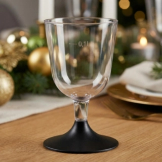 Glasklare Plast Hvidvinsglas