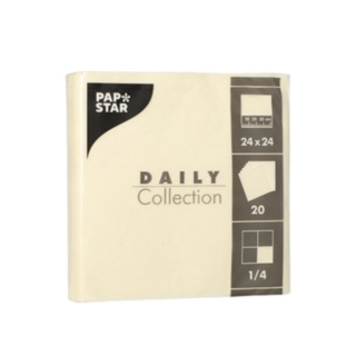 Kaffeservietter Creme