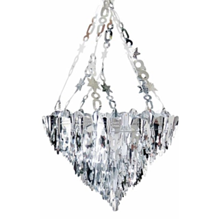 Lysekrone Diamant Sølv